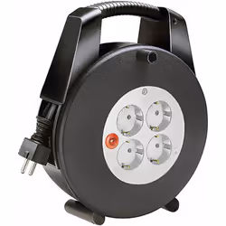 Deltaco GT-483B, 10 m, Intérieur & extérieur, Type C, Droit, Noir, 225 mm