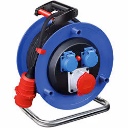 Brennenstuhl 30m H07RN-F 5G2,5, 30 m, IP44, Multicolore, 3 sortie(s) CA, 230 V, 16 A