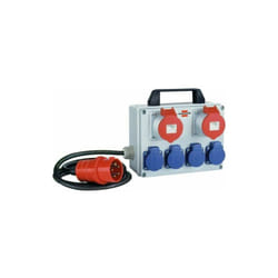 Brennenstuhl - 1153650 bkv 2/4 t Micro Distributeur de Courant Compact, Multicolore