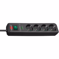 Brennenstuhl 1153904314, 1,5 m, Intérieure, Anthracite, 4 sortie(s) CA, 16 A, Surtension