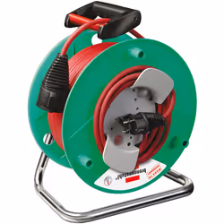 Brennenstuhl 40m AT-N05V3V3-F 3G1,5, 40 m, IP44, Noir, Vert, Rouge, Blanc, 1 sortie(s) CA, Rouge, 1 pièce(s)