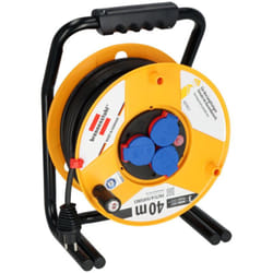 Enrouleur de câble industrie/chantiers Brobusta IP44 40m H07RN-F 3G2,5