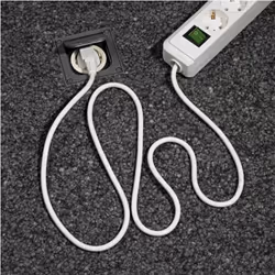 Brennenstuhl 1159520400, 3 m, Intérieure, Courbe, IP20, Blanc, 6 sortie(s) CA