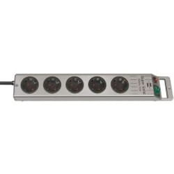Brennenstuhl Super-Solid Line Argent 5 sortie(s) CA 2,5 m