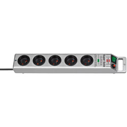 Brennenstuhl 1153344315 protection surtension Argent 5 sortie(s) CA 230 V 2,5 m