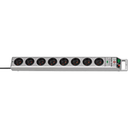 Brennenstuhl 1153344318 protection surtension Argent 8 sortie(s) CA 230 V 2,5 m