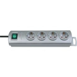 Brennenstuhl Primera-Line Argent 4 sortie(s) CA 1,5 m