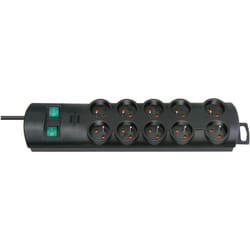 Brennenstuhl 1153304120 protection surtension Noir 10 sortie(s) CA 2 m