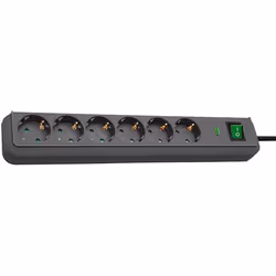 Brennenstuhl 1159700015, 6 sortie(s) CA, 16 A, 4500 A, Noir, 1,5 m