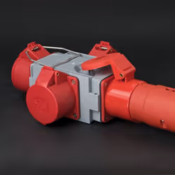 Brennenstuhl 1081640 adaptateur prise d'alimentation Gris, Rouge - Vue supplémentaire 4