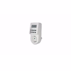 Brennenstuhl 1506550, Programmateur journalier/hebdomadaire, Blanc, Numérique, LCD, Boutons, Plastique