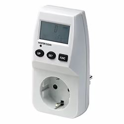 Brennenstuhl 1506240, Électronique, Domestique, Courant d'alimentation, Blanc, kWh, LCD
