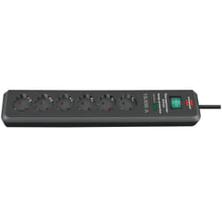 Brennenstuhl 1159540366 multiprise 2 m 6 sortie(s) CA Noir