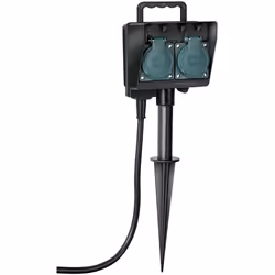 Brennenstuhl 1154430, Noir, IP44, 230 V, 16 A
