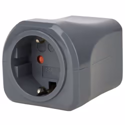 Brennenstuhl 1508160 adaptateur prise d'alimentation Type C (Europlug) Universel Noir