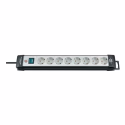 Brennenstuhl 1951580101 Regleta, 230 V, Negro y Gris Claro, 49 cm multiprise 5 m 8 sortie(s) CA Intérieure Noir, Vert clair - Vue supplémentaire 10