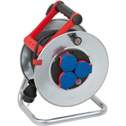 Brennenstuhl - Dérouleur de câble Garant S240 25 m N05V3V3 3 x 1,5 mm² 240 mm 3 prises de courant de sécurité tôle d'acier IP44