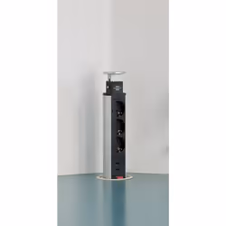 Brennenstuhl 1396200013 multiprise 2 m 3 sortie(s) CA Intérieure Aluminium, Noir - Vue supplémentaire 4