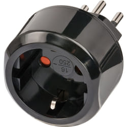 Brennenstuhl 1508642 adaptateur prise d'alimentation Type J (CH) Noir