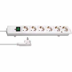 Brennenstuhl 1153320100, 2 m, Intérieure, Blanc, 6 sortie(s) CA, 420 mm, Blanc