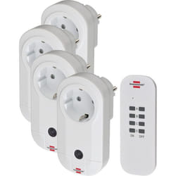 Brennenstuhl Ensemble de commutateurs radio RC CE1 4001 4 pcs Brennenstuhl