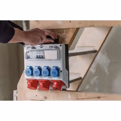 Brennenstuhl 1154890010 unité de distribution d'énergie Blanc