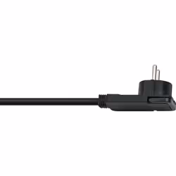 Brennenstuhl H05VV-F3G1.5 multiprise 5 m 1 sortie(s) CA Intérieure Noir