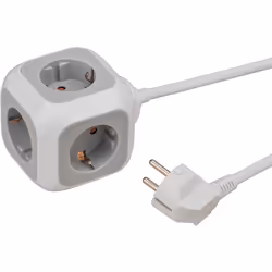 Brennenstuhl 1150090, 1,4 m, Intérieure, IP20, Blanc, 4 sortie(s) CA, 230 V