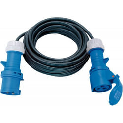 Brennenstuhl 1167650110 multiprise 10 m 1 sortie(s) CA Extérieure Noir, Bleu