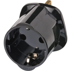 Brennenstuhl 1508533010 adaptateur prise d'alimentation Type G (Royaume-Uni) Noir