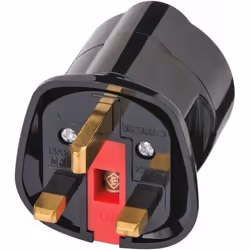 Brennenstuhl 1508533010 adaptateur prise d'alimentation Type G (Royaume-Uni) Noir