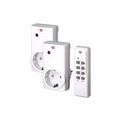 Sûr et confortable, la solution pour connecter appareils électriques en intérieur, confortable par radio sur simple pression ...