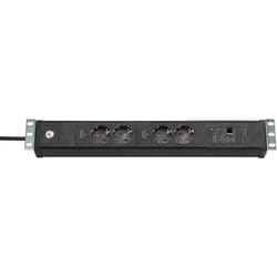 Brennenstuhl 1156057984 multiprise 3 m 4 sortie(s) CA Noir