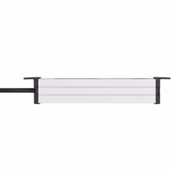 Brennenstuhl 1390007004 multiprise 2 m 4 sortie(s) CA Intérieure Noir, Argent