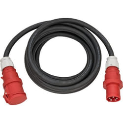 Brennenstuhl 1167630200 multiprise 20 m 1 sortie(s) CA Extérieure Noir, Rouge