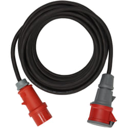 Brennenstuhl 1169370100 multiprise 10 m Extérieure Noir, Rouge