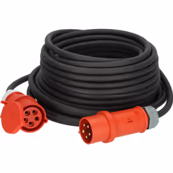 Brennenstuhl 1169390100 multiprise 10 m Extérieure Noir, Rouge