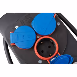 Brennenstuhl 1151600010 unité de distribution d'énergie 4 sortie(s) CA Noir, Bleu, Rouge