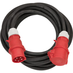 Brennenstuhl 1167320100 multiprise 10 m Extérieure Noir, Rouge