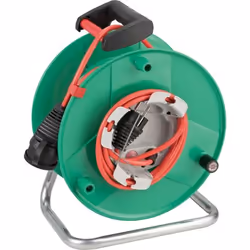 Brennenstuhl 1098560001, 38 m, Extérieure, IP44, Plastique, Vert, Orange, 1 sortie(s) CA