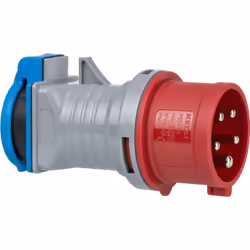 Brennenstuhl 1081690 adaptateur prise d'alimentation Bleu, Gris, Rouge
