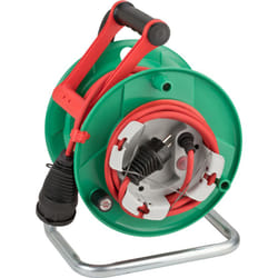 Brennenstuhl Garant G multiprise 25 m 1 sortie(s) CA Extérieure Vert, Orange