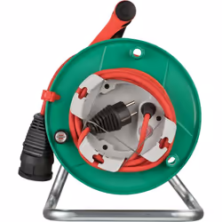 Brennenstuhl Garant G multiprise 25 m 1 sortie(s) CA Extérieure Vert, Orange