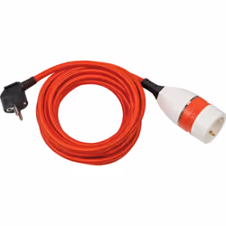 Brennenstuhl 1161830040, 5 m, Intérieure, IP20, Polyvinyl chloride (PVC), Rouge, 1 sortie(s) CA