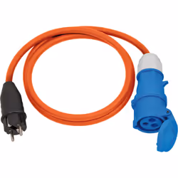 Brennenstuhl 1132910025, 1,5 m, IEC Type E (3.4 mm, 3.1 mm), Prise d'alimentation type F, 230 V, 16 A