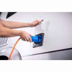 Brennenstuhl 1132910025 câble électrique Orange 1,5 m IEC Type E (3.4 mm, 3.1 mm) Prise d'alimentation type F