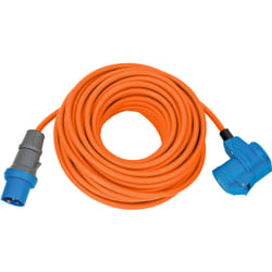Brennenstuhl 1167650525 multiprise 25 m Extérieure Bleu, Orange