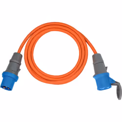 Brennenstuhl 1167650605, 5 m, Extérieure, IP44, Orange, 2 sortie(s) CA, 230 V