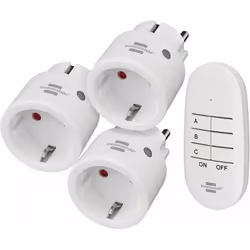 Brennenstuhl 1507070, Droit, Blanc, 433,92 MHz, 25 m, IP20