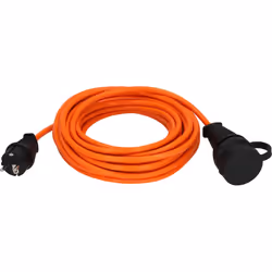 Brennenstuhl 1169930, 10 m, Extérieure, Droit, IP44, Résistant au froid, Résistant à l'huile, Résistant aux UV, Orange